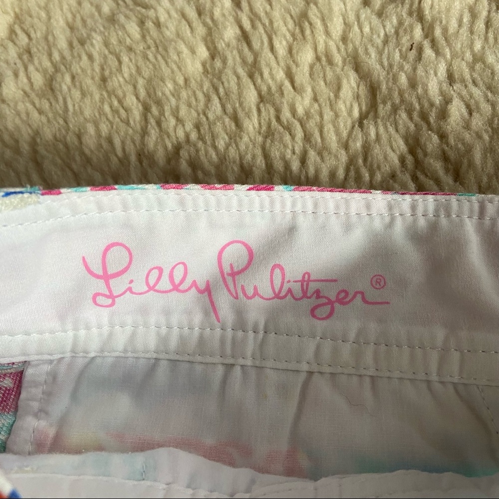 Lilly Pulitzer Callahan Coral Shorts size 0 - Picture 3 of 5